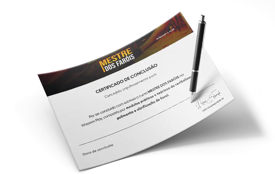 Certificado Mestre dos Faróis